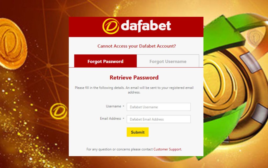 Dafabet Account